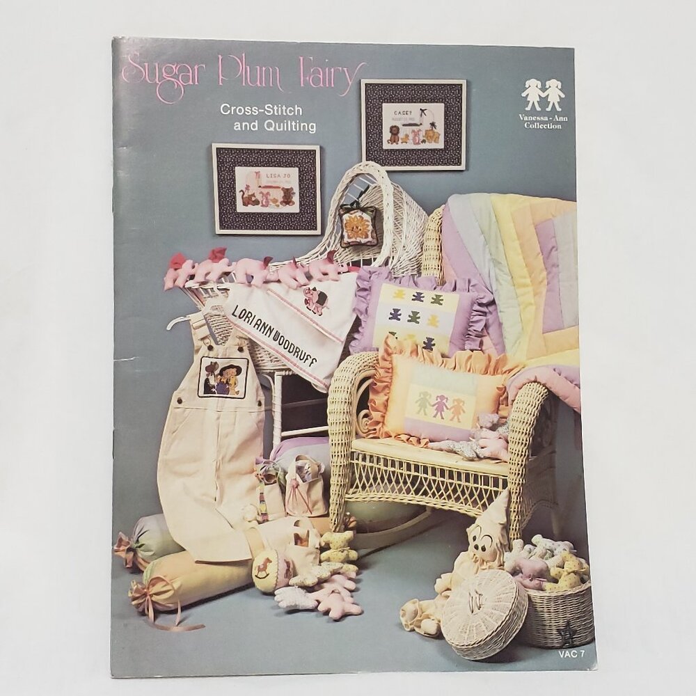 Sugar Plum Fairy Cross Stitch Quilting Leaflet Book Vanessa Ann Collection 1981